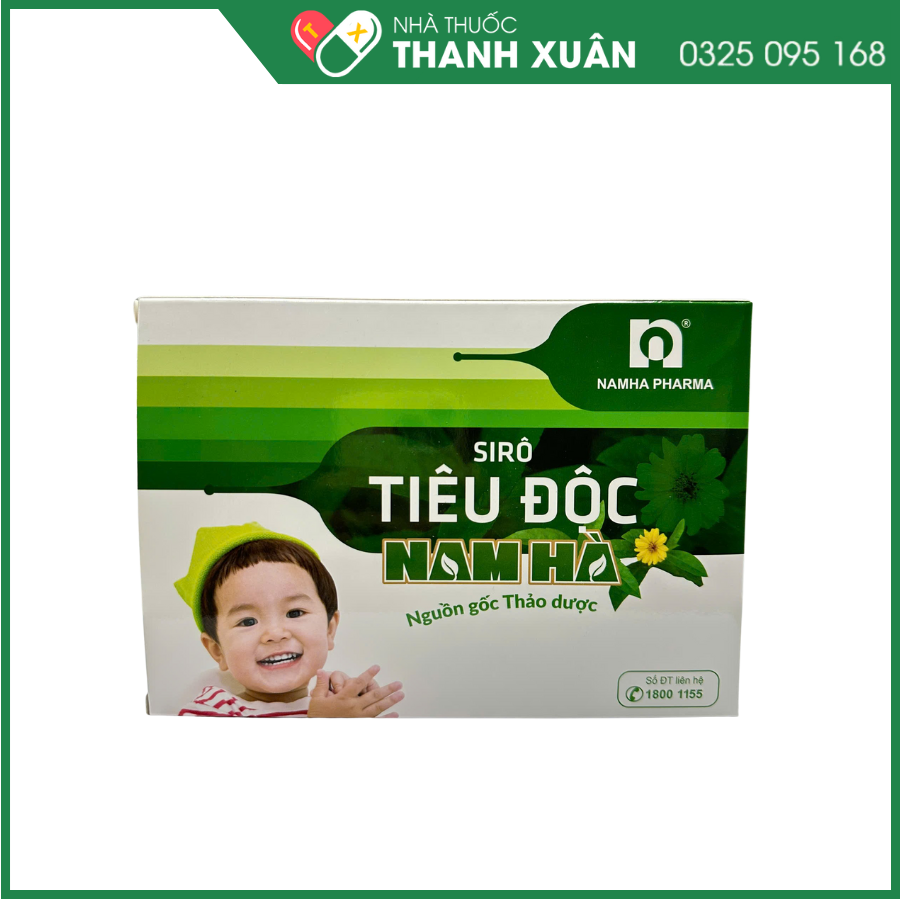 Siro Tiêu độc Nam Hà hỗ trợ giải độc, tiêu viêm